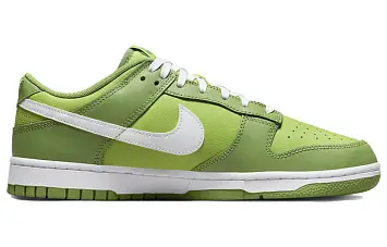 Nike Dunk Low Retro Skate Shoes ChlorophyllWhite-Vivid Green - 2