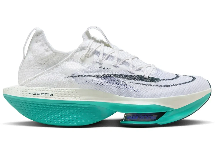 Фото № 1 с приближением к товару «‎Nike Air Zoom Alphafly Next% 2 White Clear Jade»