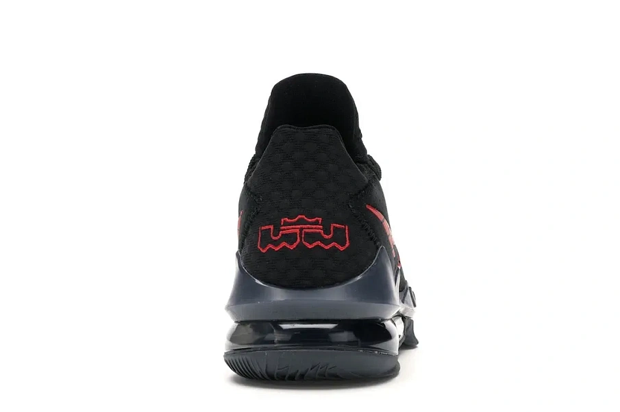 Фото № 4 с приближением к товару «‎Nike LeBron 17 Low Black Red Dark Grey»