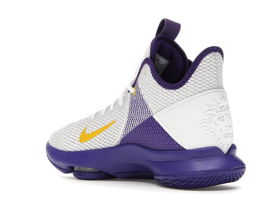 Фото № 6 с приближением к товару «‎Nike LeBron Witness 4 White/Voltage Purple»