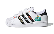 Фото № 1 с приближением к товару «‎(BP)adidas originals Superstar Cf C WhiteBlackBlue»
