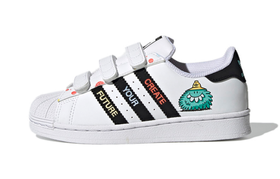 Фото № 1 с приближением к товару «‎(BP)adidas originals Superstar Cf C WhiteBlackBlue»