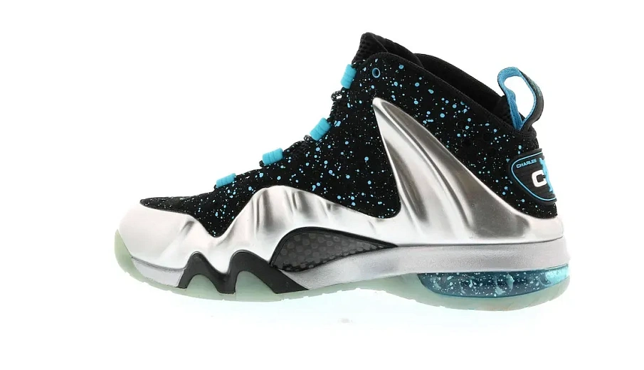 Фото № 3 с приближением к товару «‎Nike Barkley Posite Max Metallic Silver Gamma Blue»