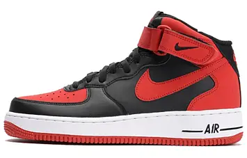 Nike Air Force 1 Mid Bred Black - 1