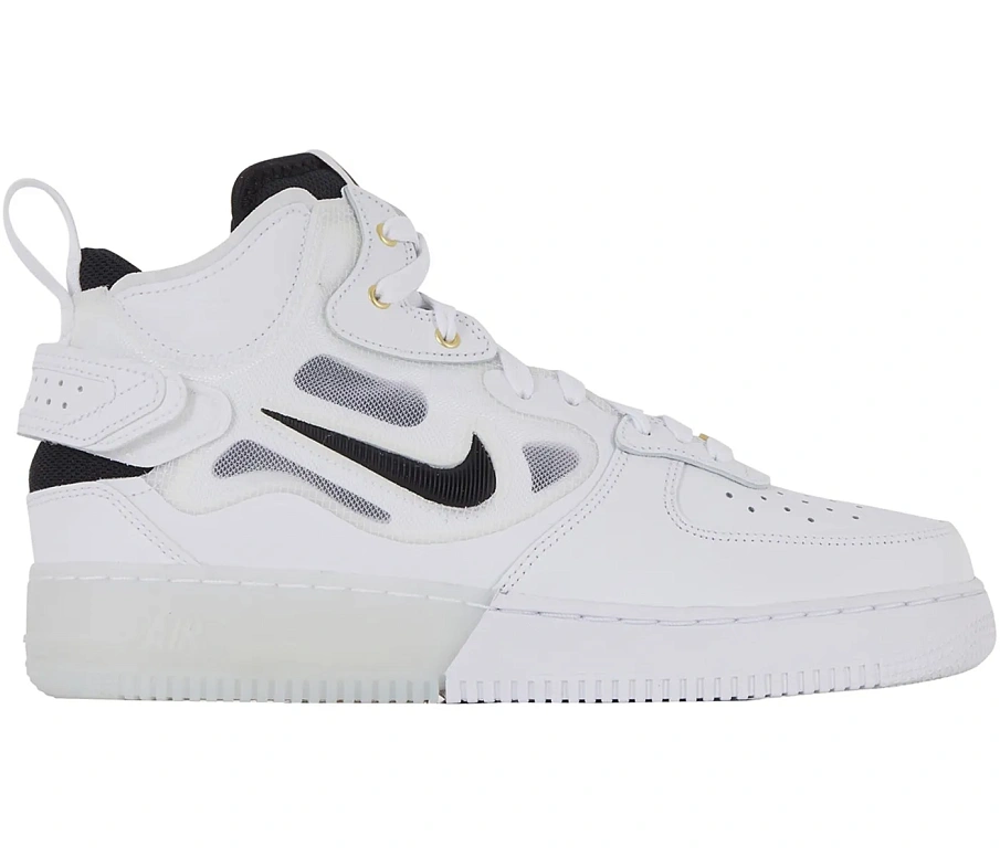 Фото № 1 с приближением к товару «‎Nike Air Force 1 Mid React 40th Anniversary White Black»