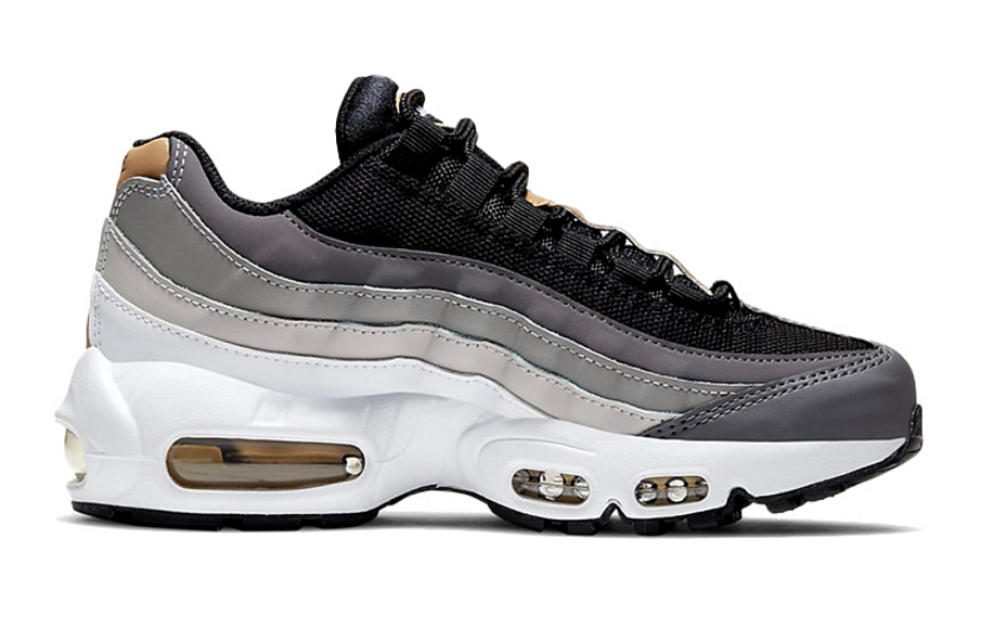 Фото № 2 с приближением к товару «‎Nike Air Max 95 Recraft (GS) BlackGreyGold»
