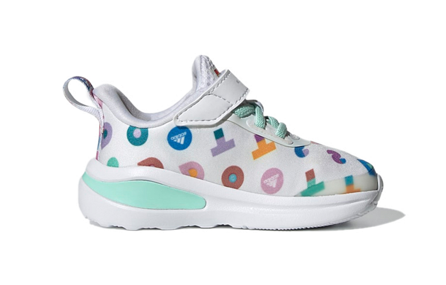 Фото № 2 с приближением к товару «‎adidas LEGO x FortaRun Infant 'Dots - White'»