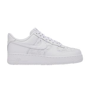 Nike Air Force 1 Low Stars Triple White White/White-Metallic Silver