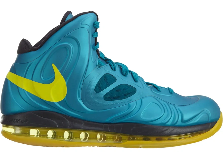 Фото № 1 с приближением к товару «‎Nike Air Max Hyperposite Tropical Teal Sonic Yellow»
