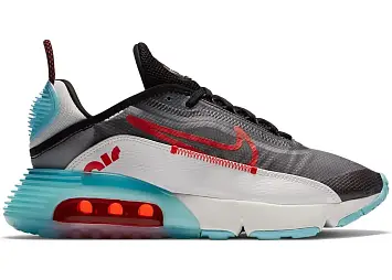 Nike Air Max 2090 Black Bleached Aqua Chile Red (DA4292-001)