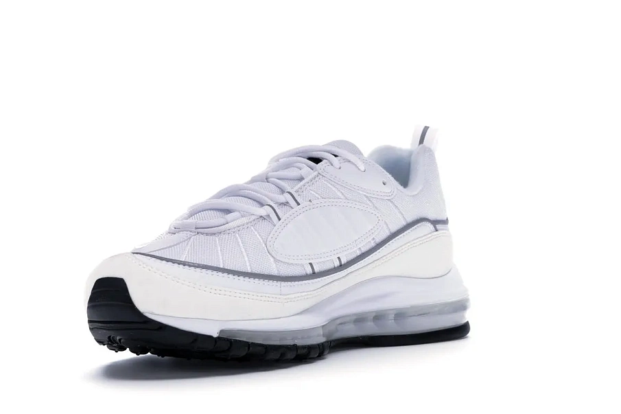 Фото № 4 с приближением к товару «‎Nike Air Max 98 White Reflect Silver »