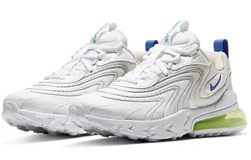 Nike Air Max 270 React ENG (GS) WhiteBlueGreen (CZ4215-100) - 3