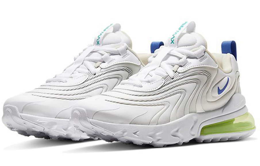 Фото № 3 с приближением к товару «‎Nike Air Max 270 React ENG (GS) WhiteBlueGreen»