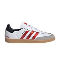 Фото № 1 с приближением к товару «‎Coca-Cola x adidas Samba White Red (KH6879)»