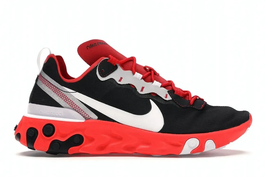 Фото № 1 с приближением к товару «‎Nike React Element 55 Black White Red Orbit»