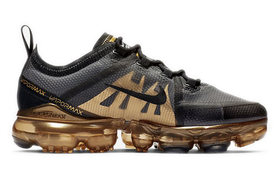 Фото № 2 с приближением к товару «‎Nike Air VaporMax 2019 GS 'Black Gold'»