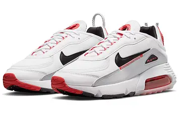 Nike Wmns Air Max 2090 Sneakers WhiteBlackRed - 2