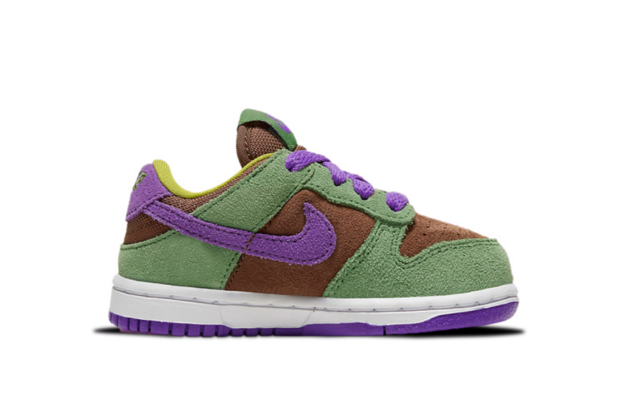 Фото № 2 с приближением к товару «‎(TD) Nike Dunk Low SP "Veneer" BrownGreenPurple»