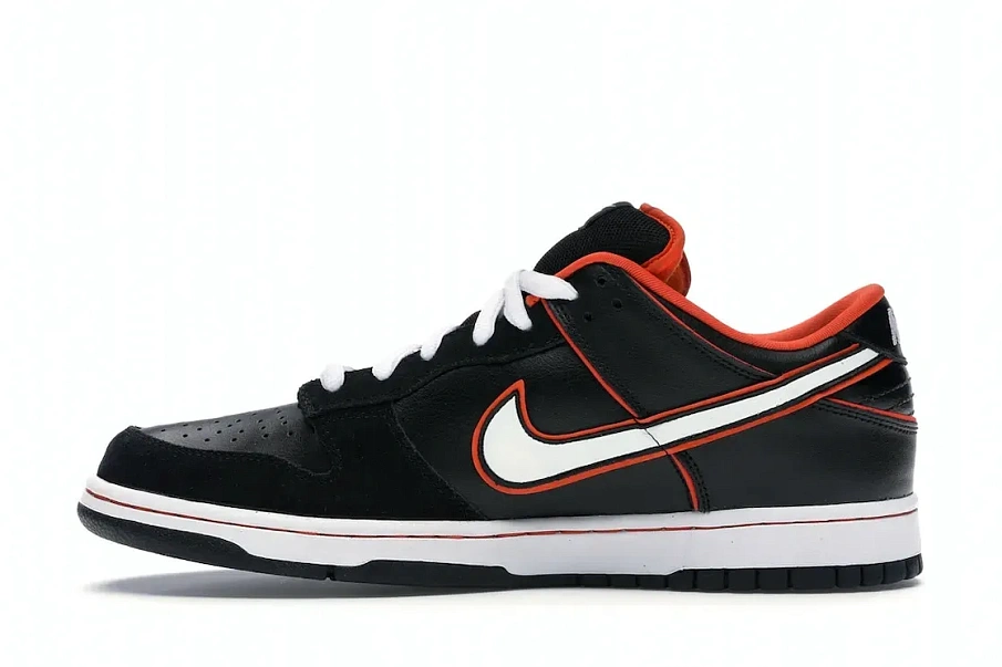 Фото № 3 с приближением к товару «‎Nike SB Dunk Low Black Orange Blaze»