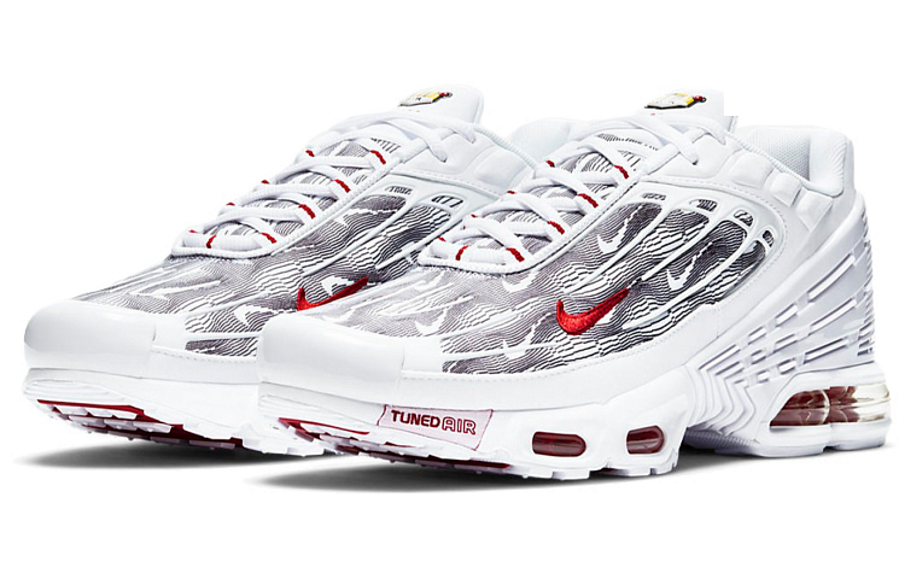 Фото № 3 с приближением к товару «‎Nike Air Max Plus 3 "Topography Pack" WhiteGreyRed»