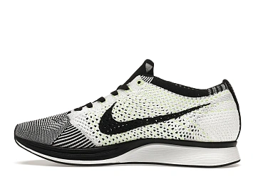 Nike Flyknit Racer Black White Volt - 5