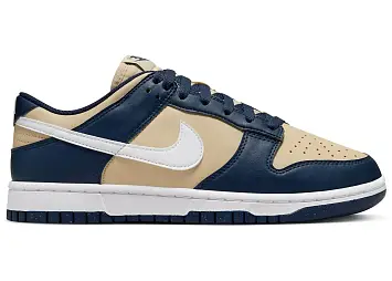 Nike Dunk Low Next Nature Midnight Navy Gold 