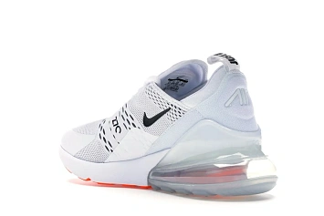 Nike Air Max 270 White Black Total Orange - 6