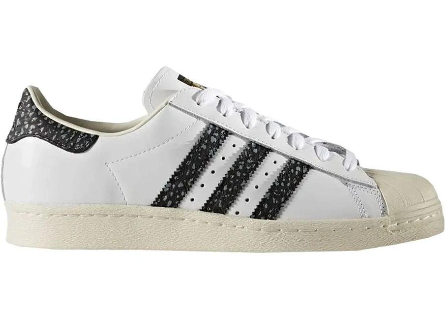 Фото № 1 с приближением к товару «‎adidas Superstar White Vapour Green Snake»