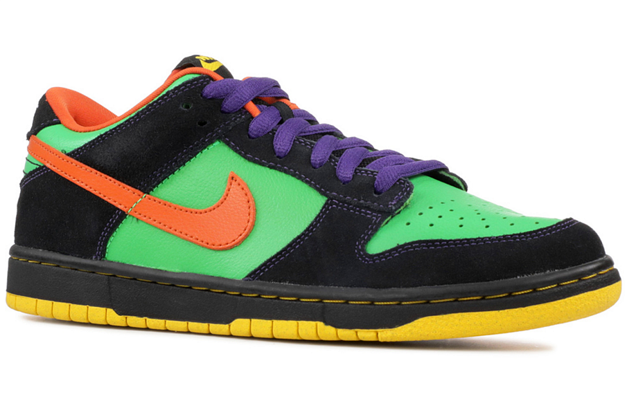 Фото № 2 с приближением к товару «‎Nike SB Dunk Low Green Spark Hoop Orange»