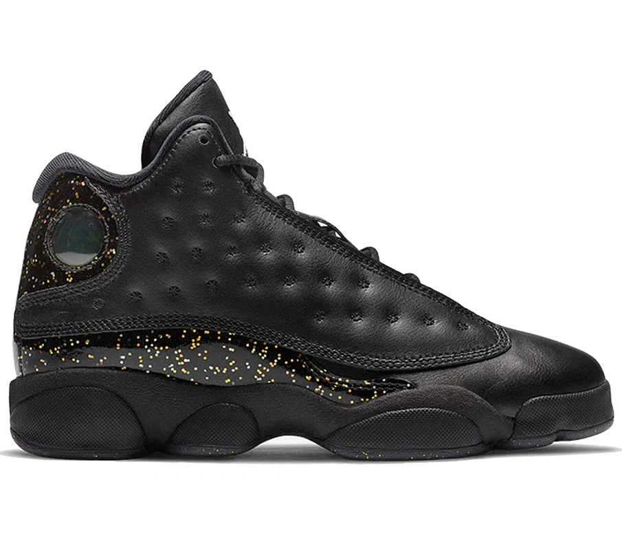 Фото № 1 с приближением к товару «‎Jordan 13 Retro Black Metallic Gold »