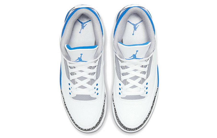 Фото № 4 с приближением к товару «‎Air Jordan 3 "Racer Blue" WhiteBlue»