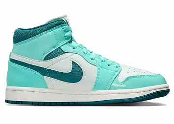 Jordan 1 Mid Chenille Bleached Turquoise (DZ3745-300)