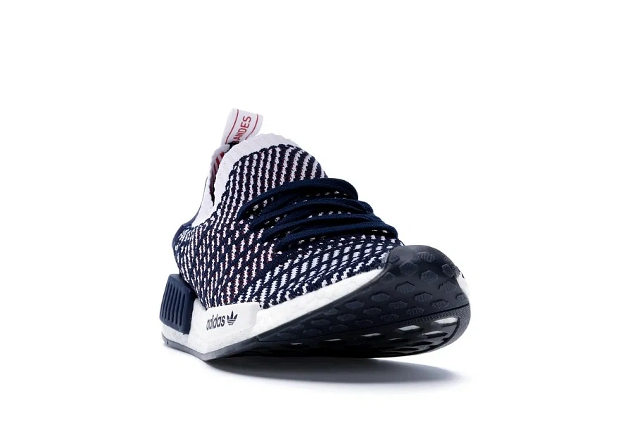 Фото № 4 с приближением к товару «‎adidas NMD R1 STLT Navy White Red»