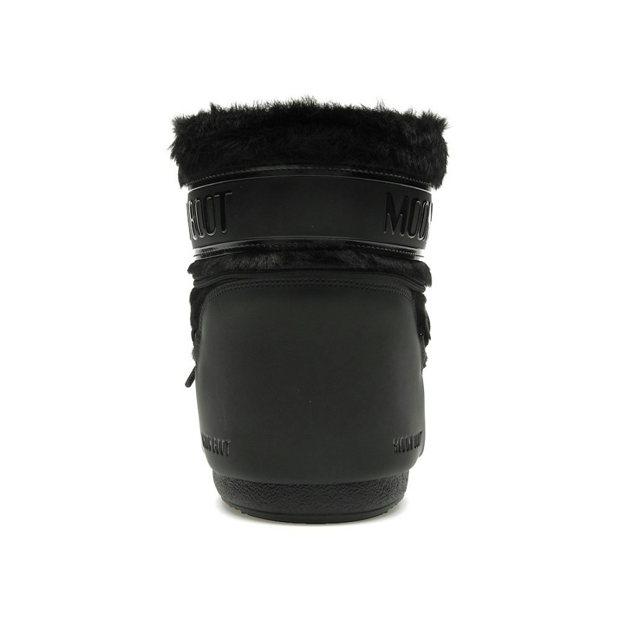 Фото № 4 с приближением к товару «‎Moon Boot Icon Faux-Fur Low Boot Black»