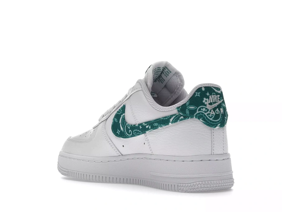 Фото № 6 с приближением к товару «‎Nike Air Force 1 Low '07 Essential White Green Paisley »
