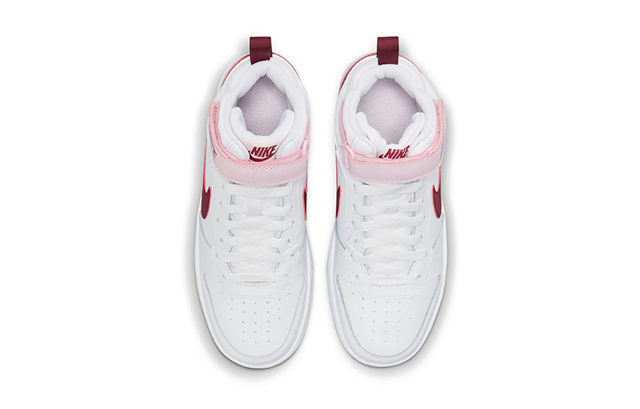 Фото № 4 с приближением к товару «‎Nike Court Borough Mid 2 Skate Shoes RedWhitePink»