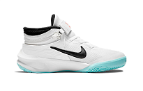 Фото № 2 с приближением к товару «‎(BP) Nike Team Hustle D 10 Fly Ease Basketball Shoes WhiteBlue»