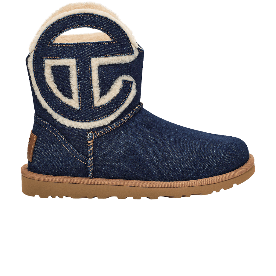 Фото № 1 с приближением к товару «‎Telfar x UGG Logo Mini Boot Indigo Denim»
