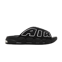 Фото № 1 с приближением к товару «‎Nike Air More Uptempo Slide Black - Grey Sole (DV2132-001)»