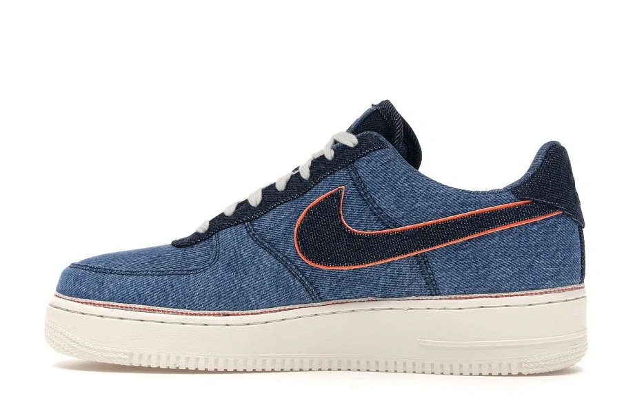 Фото № 5 с приближением к товару «‎Nike Air Force 1 Low 3x1 Denim Stonewash»