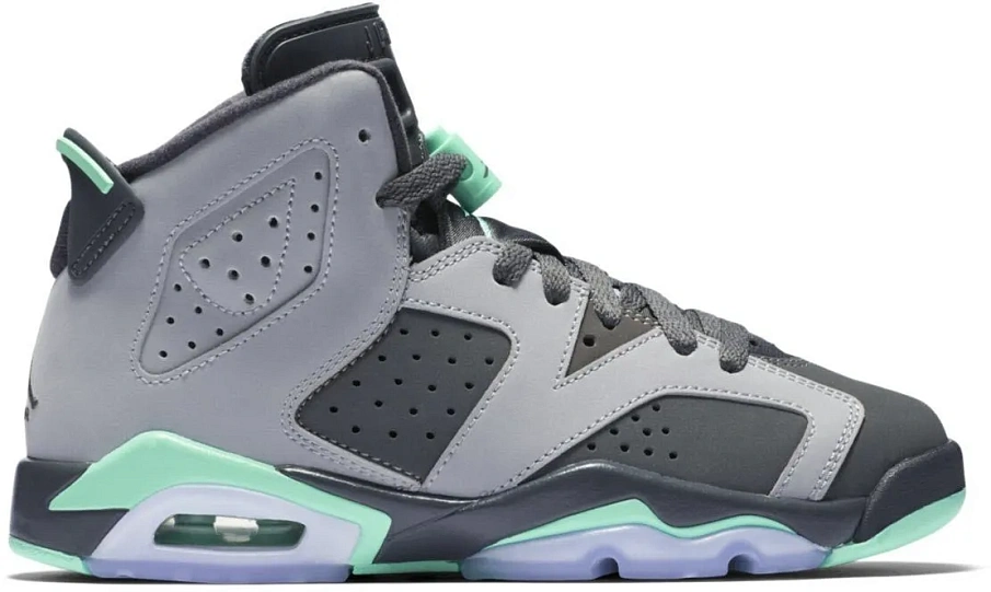 Фото № 1 с приближением к товару «‎Jordan 6 Retro Green Glow »