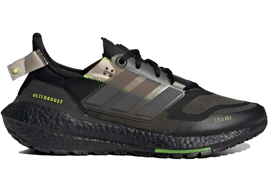 Фото № 1 с приближением к товару «‎adidas Ultra Boost 22 Cold.Rdy Black Solar Yellow»