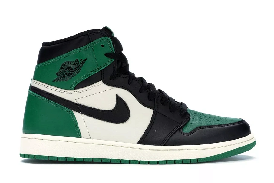 Фото № 1 с приближением к товару «‎Jordan 1 Retro High Pine Green»