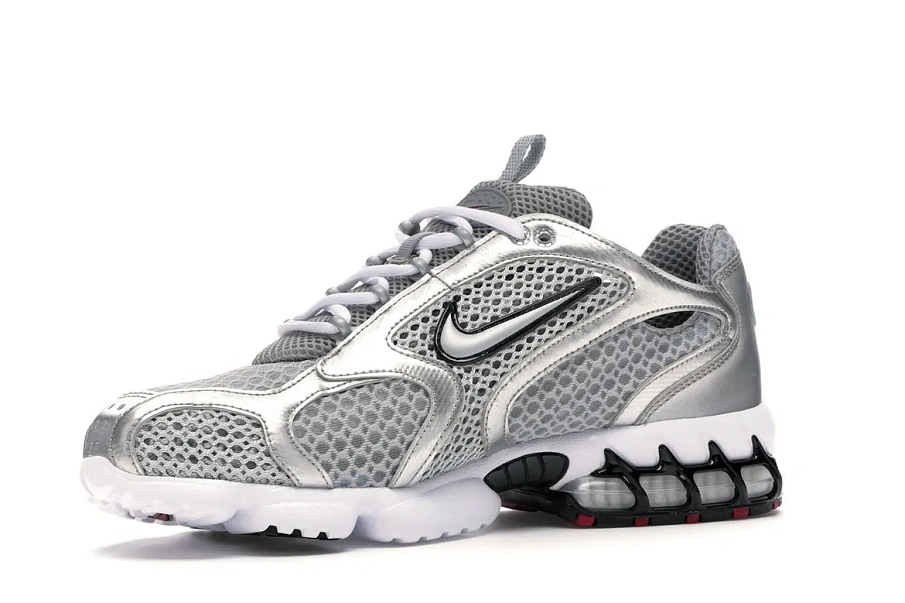 Фото № 2 с приближением к товару «‎Nike Air Zoom Spiridon Cage 2 Metallic Silver»