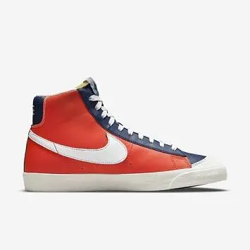 Nba X Nike Blazer Mid '77 Emb Skate Shoes WhiteBlueOrange - 2