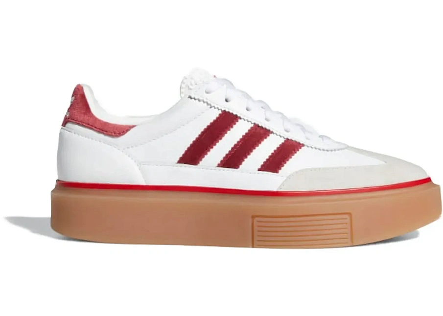 Фото № 1 с приближением к товару «‎adidas Super Sleek 72 White Burgundy Gum »