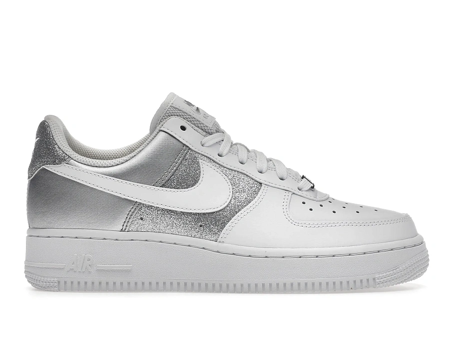 Фото № 1 с приближением к товару «‎Nike Air Force 1 Low 07 White Metallic Silver »