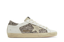 Фото № 2 с приближением к товару «‎Golden Goose Women's Superstar Glitter - White Seedpearl»
