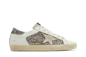 Golden Goose Women's Superstar Glitter - White Seedpearl - 2