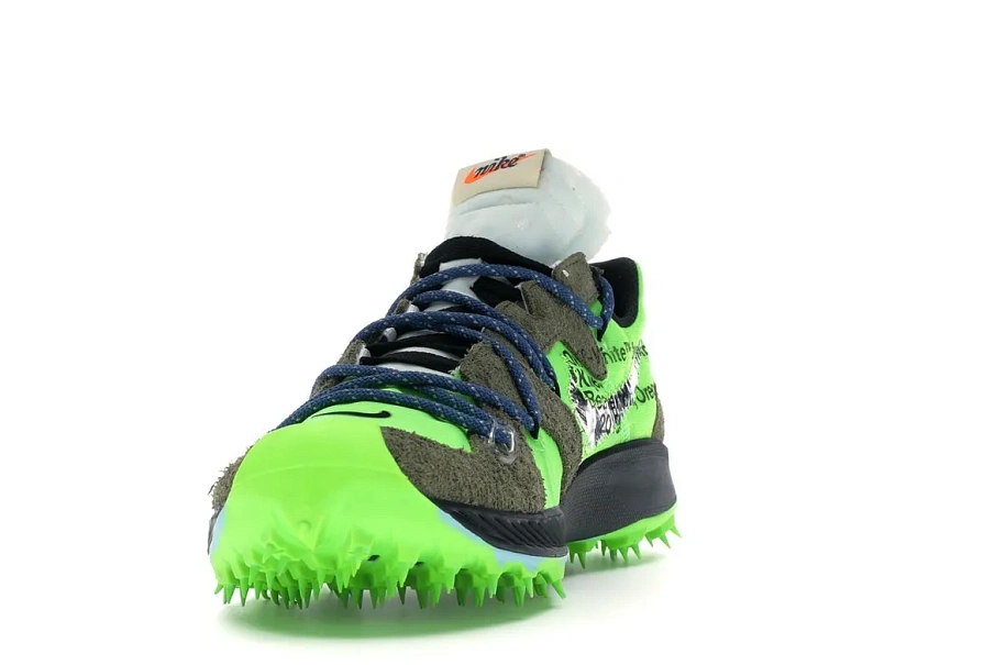 Фото № 2 с приближением к товару «‎Nike Zoom Terra Kiger 5 OFF-WHITE Electric Green »
